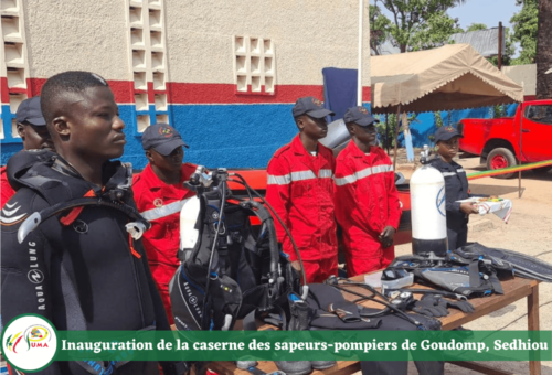 Inauguration De La Caserne Des Sapeurs-pompiers De Goudomp, Sedhiou ...